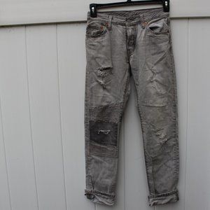 Patchwork vintage levi jeans